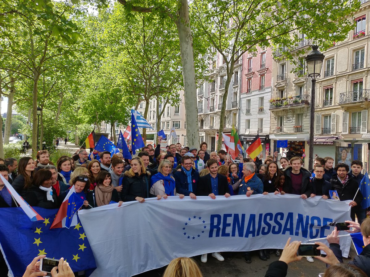 Marche pour l'Europe, c'est parti! 🇪🇺 #FeteDelEurope #Renaissance