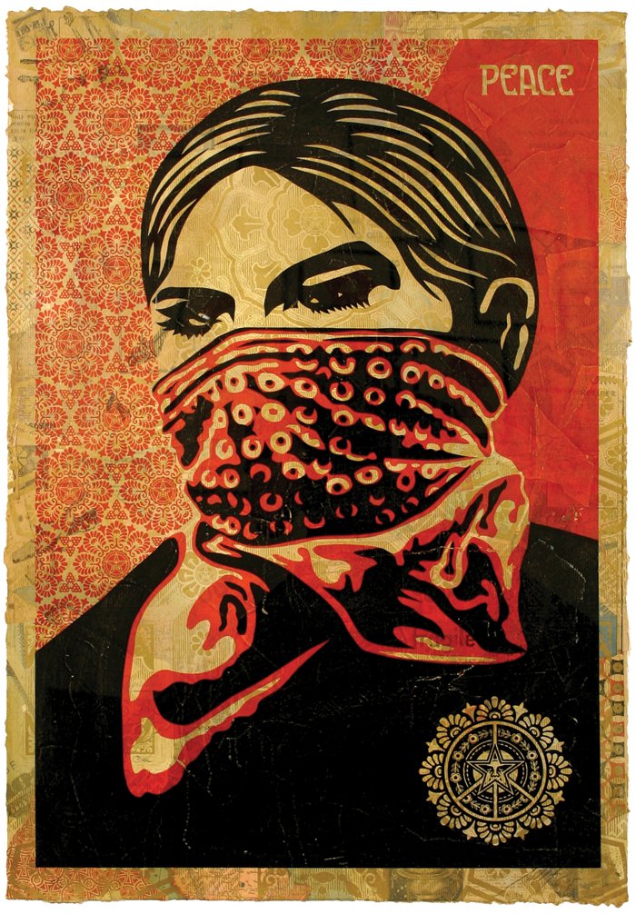 Shepard Fairey on Twitter: "Here's a throwback to the Obey Zapatista Woman  portrait I created in 2005. I've created several portraits in the past  inspired by the Zapatistas of Chiapas Mexico also