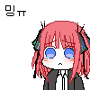 코모리(Korean morikonoko)さんがTwitterに投稿した中野二乃(五等分の花嫁)のイラスト。