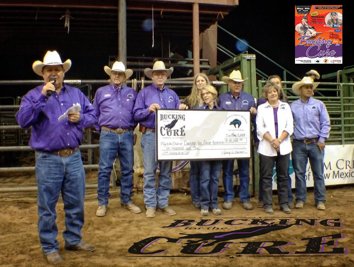 🤠 WHY WE DO WHAT WE DO 🤠
Last night - 5.4.19 Larry D Barker donated $10,000!! TEN THOUSAND DOLLARS to Cowboys for Cancer Research from @Bucking for the Cure 2019
THANK YOU LARRY!! and for ALL YOU DO 🤠
#LasCruces #Elpaso #Deming