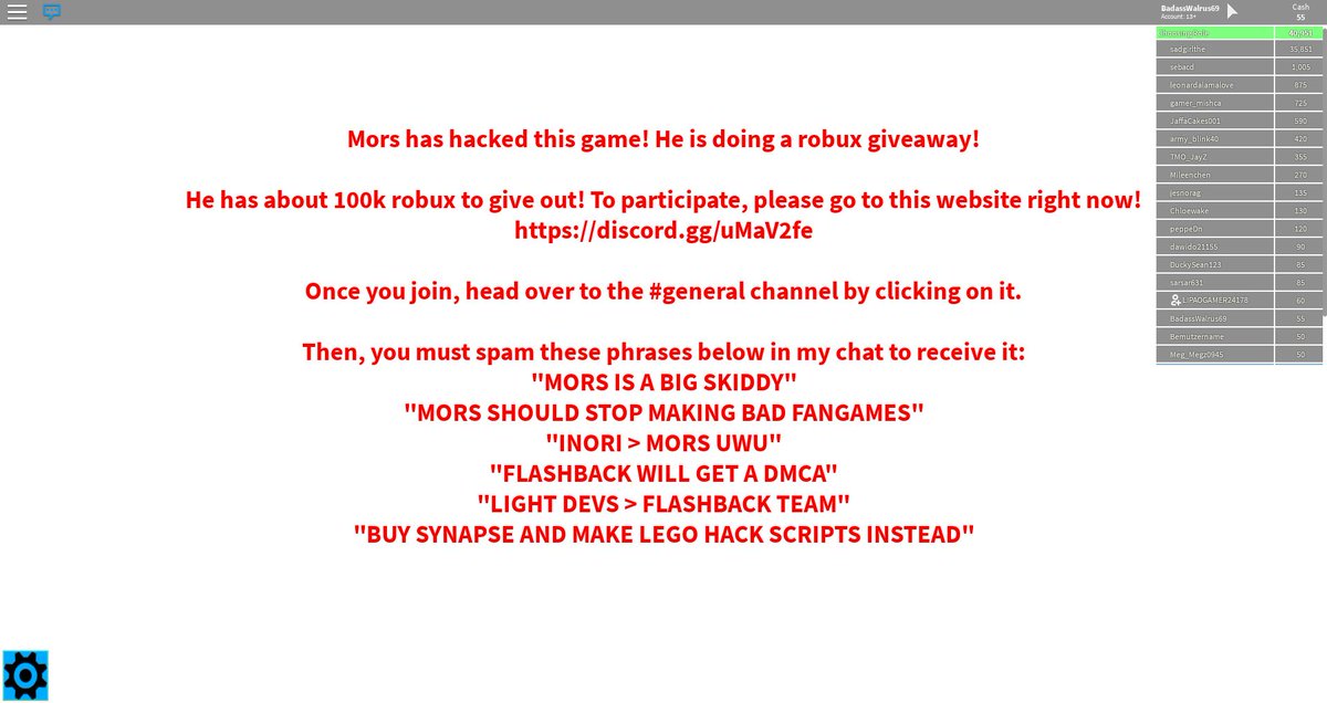 Mors On Twitter Ok So Someone Hacked One Of The Biggest Roblox Games And They Replaced It With This What The Fuck - roblox lego hacking 8