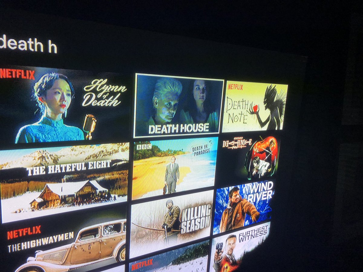 HarrisonSmith85's tweet photo. When you wake up and @DeathHouseMovie is on @netflix #deathhouse #streaming #horrorfilm #horrorfans #HorrorFamily #horror #horrortimecapsule https://t.co/YoTPUYjIJ8