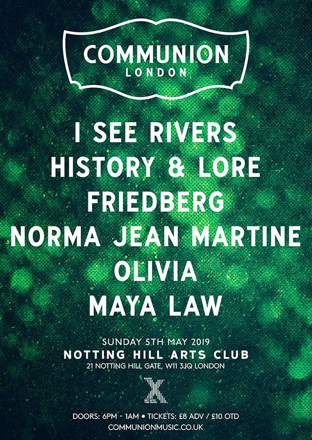 There's no room for the Sunday scaries today! Ride the Bank Holiday weekend glory all the way through to Monday with the best in new talent from @communionmusic kicking off tonight from 6pm at the #NHAC!