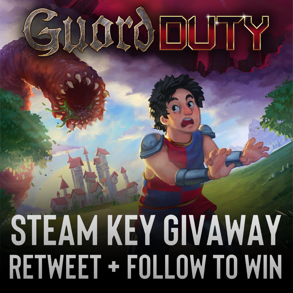 headwaregames's tweet photo. 🌟GIVEAWAY TIME🌟We have five Steam keys to giveaway for Guard Duty! https://t.co/1QnDfKMZxJ

Retweet and Follow us for your chance to win. Winners will be picked at random from those retweeting - Keys for every 25 retweets ❤️

#gamedev #indiedev #retrogaming #giveaway #steam https://t.co/syCsXxeTiD