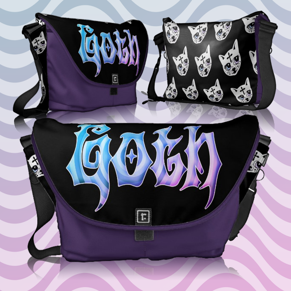 MooseDisco's tweet photo. Purple Nu Goth Gothic Kitten Emoji Courier Bag, Alternative Gothic Kitten emoji nu goth bag https://t.co/t4xQQteNjp
#gothic #goth #gothgoth #altfashion #spookygirl #spooky #darkfashion #alternativestyle #allblackeverything #gothgirl #nugoth #kitten #cats #gothickitten  #gothicbag https://t.co/XAsKZ2Cudq