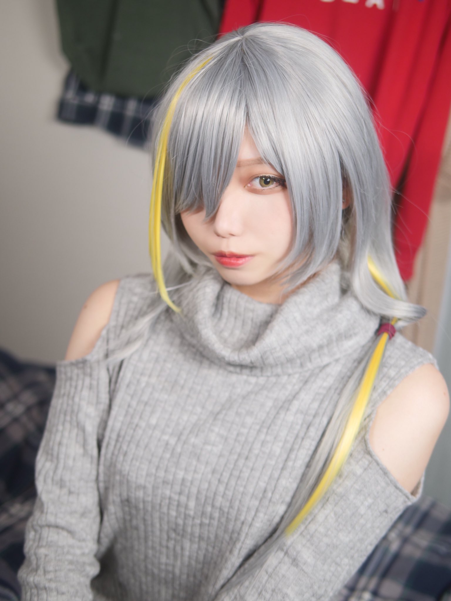 歌依メイカ コスプレ ウィッグ VTuber