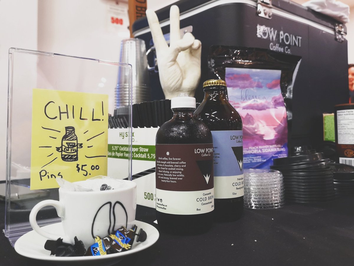 LowPointCoffee's tweet image. ✌🏻 Final day of @halifaxcrafters. Come chill.