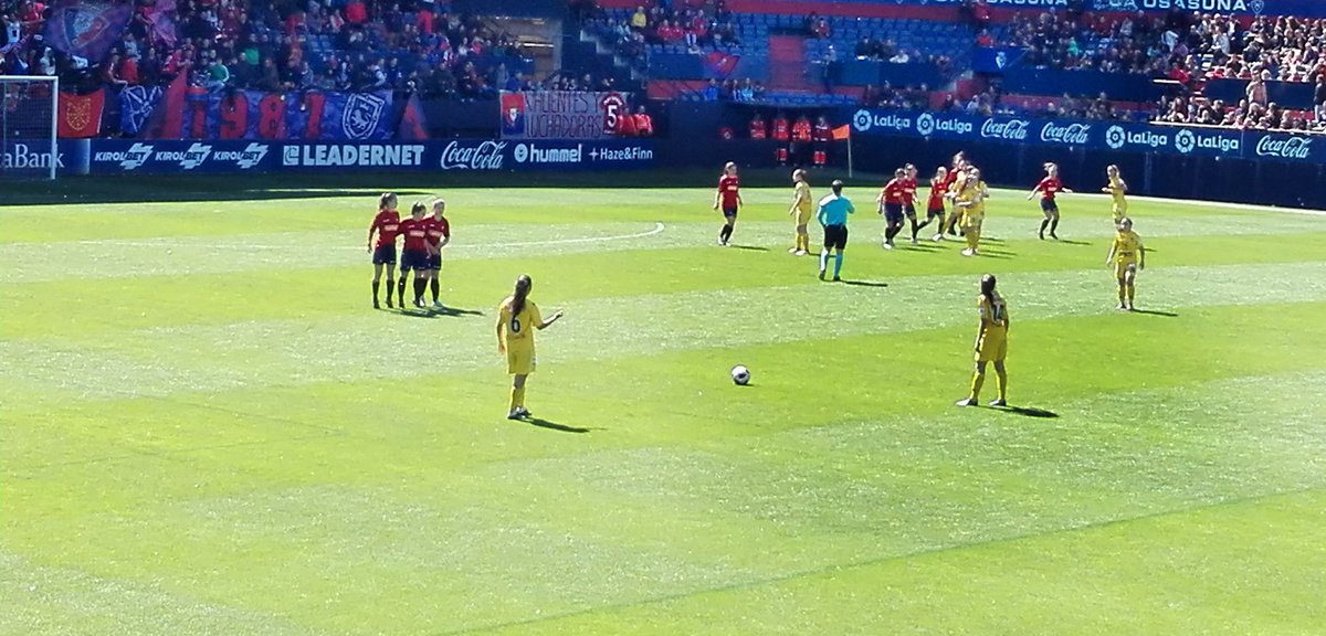 #MiDeporteEnTVE Osasuna femenino luchando por el ascenso a la liga Iberdrola. Pamplona Foto de MªÁngeles Albarrán