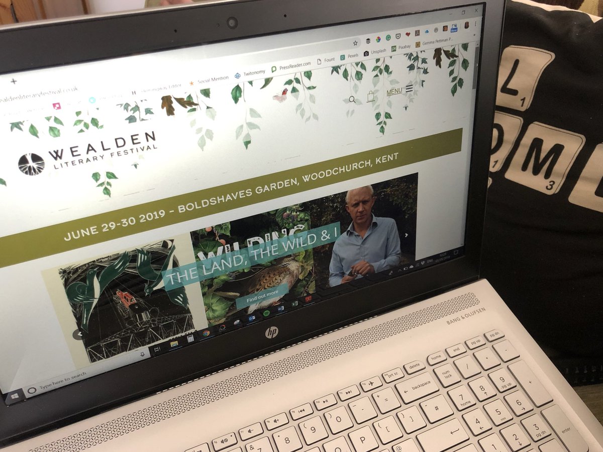 If you’re on the sofa with your feet up this Sunday afternoon, take the opportunity to check out the line up for this year’s #WealdenLitFest. Tickets were released on Monday and are selling fast wealdenliteraryfestival.co.uk