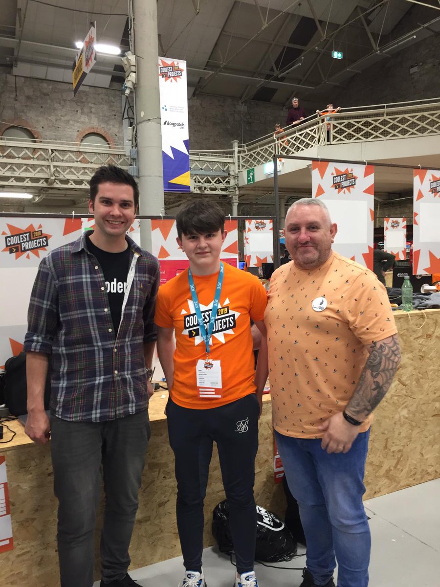 coderdojoCIT's tweet image. Look who we bumped into the man who made this possible for kids all over the world James Whelton. #coderdojo #coderdojoCIT #youngcoders @Whelton @coderdojoCIT @JamesO_Keeffe @CIT_ie