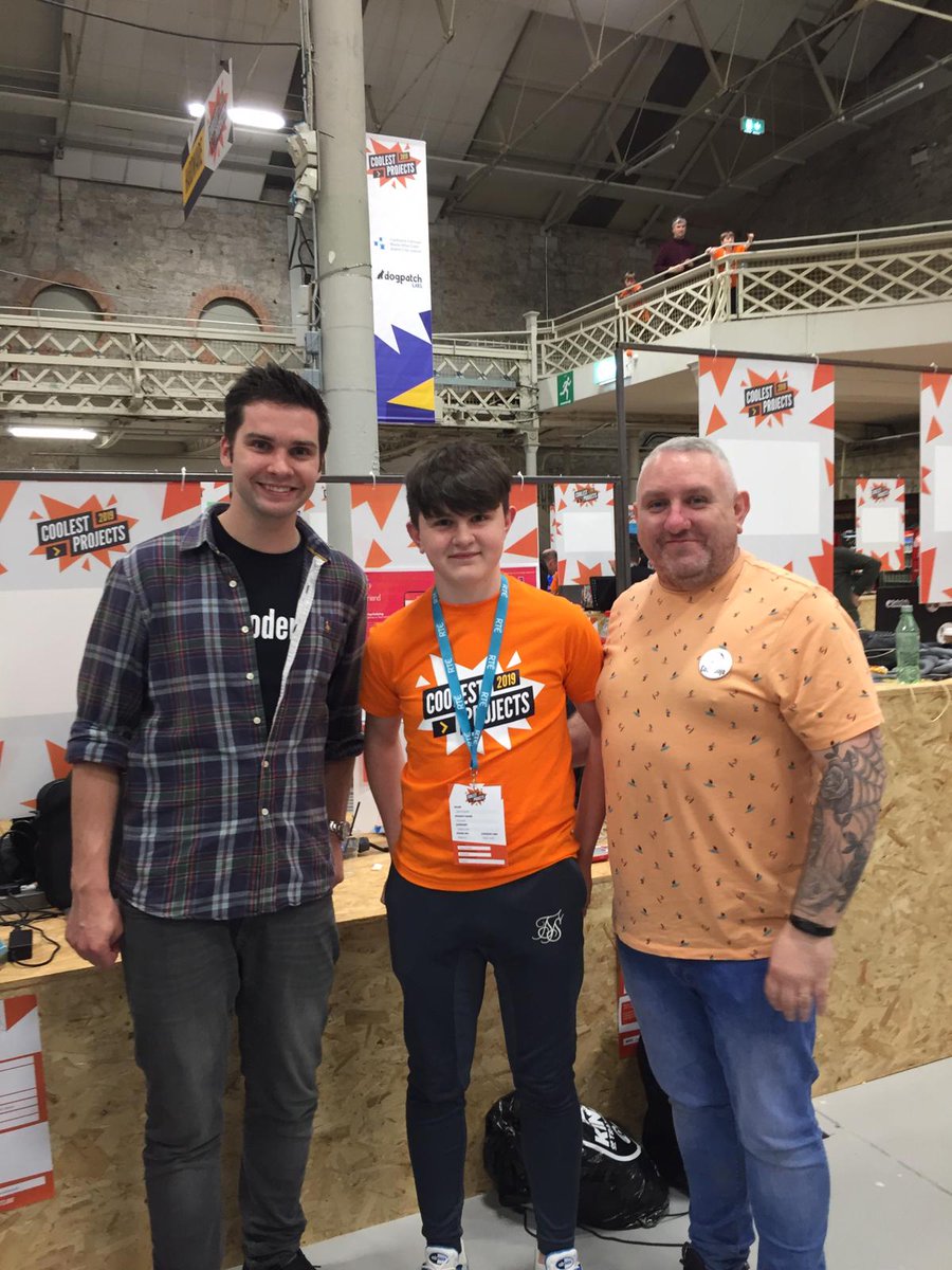coderdojoCIT's tweet image. Look who we bumped into the man who made this possible for kids all over the world James Whelton. #coderdojo #coderdojoCIT #youngcoders @Whelton @coderdojoCIT @JamesO_Keeffe @CIT_ie