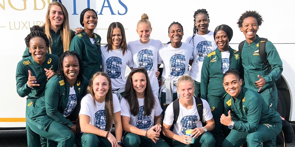 WomenBoks's tweet photo. And they are off! Safe travels to the #Womenbok7s who are France bound for two tournaments, with @CentraleSeven first up! Enjoy and  grow! @CastleFreeSA @FNBSA @ASICS_ZA https://t.co/CDAAvLyn5N