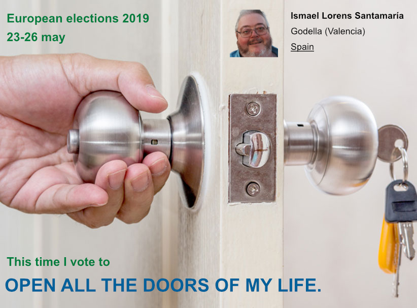 ENIL_EU's tweet photo. ENIL Member @ismaelllorens  votes to open all the doors in his life.  Share why you will vote next time with #ILDAY19 https://t.co/qsfrO39Maa