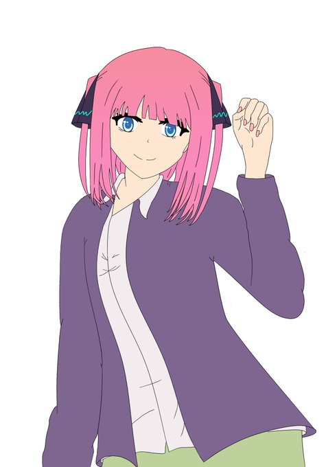 Re: ナツ/PXstudioさんがTwitterに投稿した中野二乃(五等分の花嫁)のイラスト。