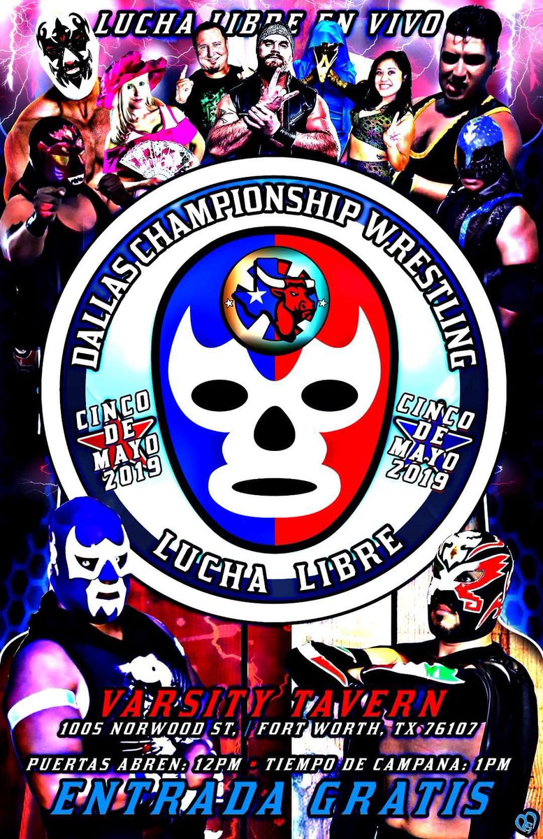 WrestlingDallas's tweet photo. #DCWFans Today is the day!  Come out to The Varsity Tavern and enjoy a GREAT afternoon of Professional Wrestling ACTION!

“We are DCW. Professional Wrestling, Done Right!” https://t.co/cpiB0vbg9Y