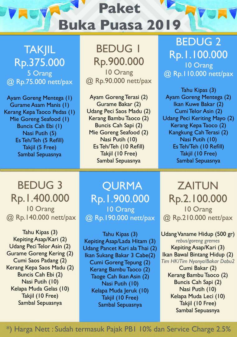 Dalam rangka menyambut bulan suci Ramadhan, Rasane Seafood menyediakan menu Paket Buka Puasa Bersama untuk Rasane Lovers yg ingin mengadakan acara.

Info &amp; Reservasi:
☎ 021-5696-1144/ 021-2125-1601
📱 0813-1770-9296

#rasaneseafoodofficial #seafood #food