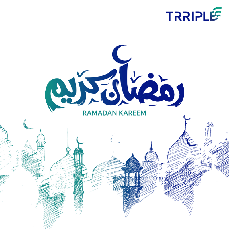 Trriple wishes you and your family a blessed Ramadan.
#RamadanKareem