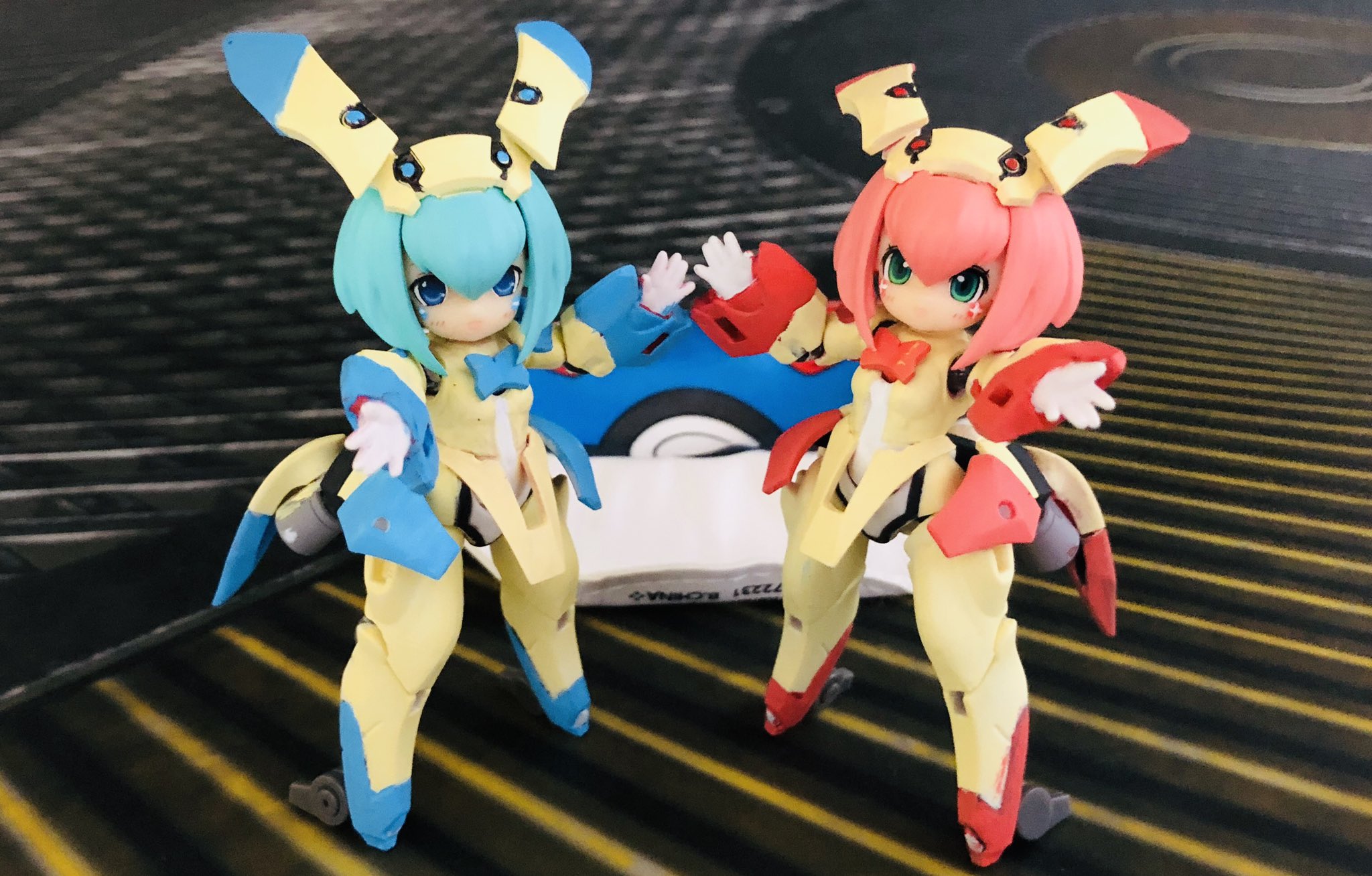 ゆさのまっ 機体名 プラナビット マイナビット イメージポケモン プラスル マイナン こだわった点 頰のプラス マイナスマーク シンプルになりすぎないそれっぽい配色 プラマイは一緒じゃなきゃね デスクトップアーミー ポケモンdta