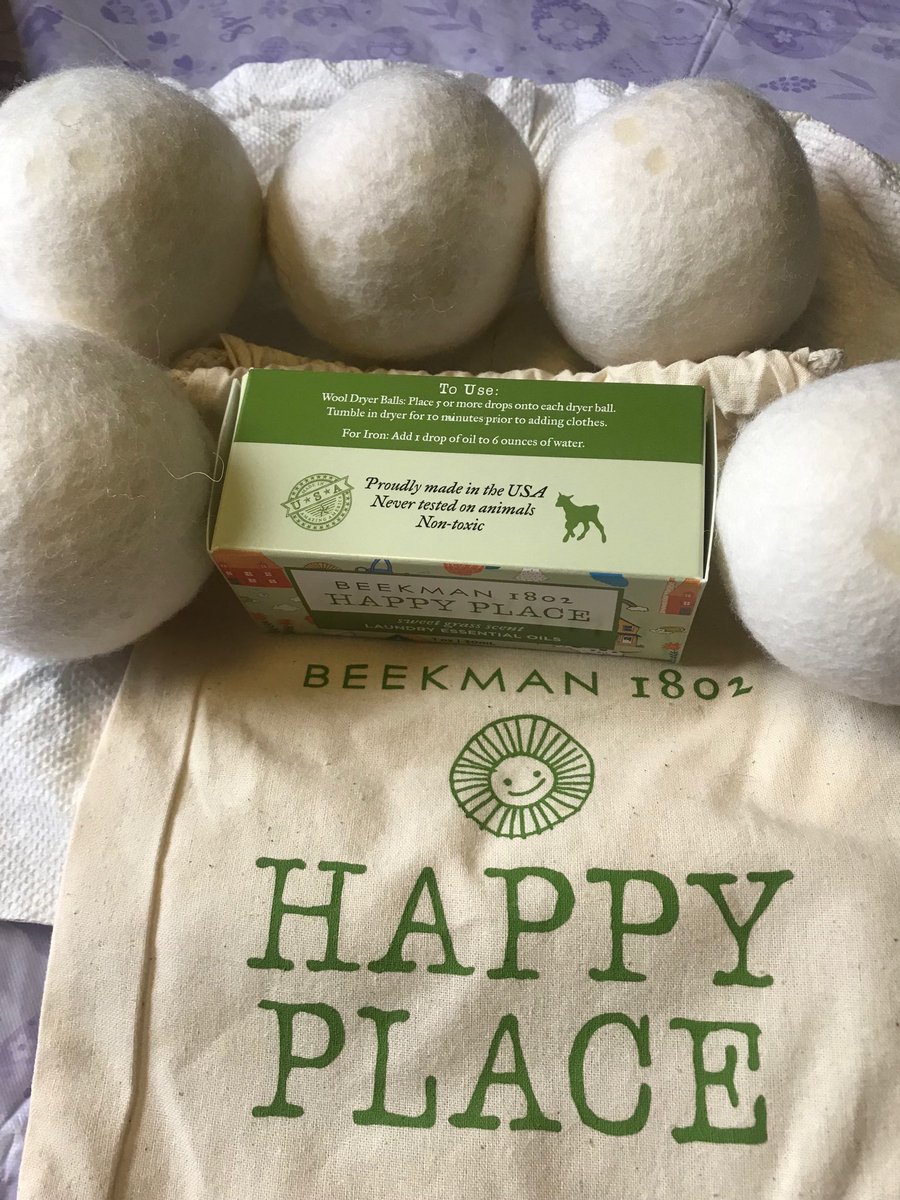 Librariandevs's tweet photo. Doing laundry just to try @Beekman1802Boys #woolballs https://t.co/g1Ch5ZhEzY