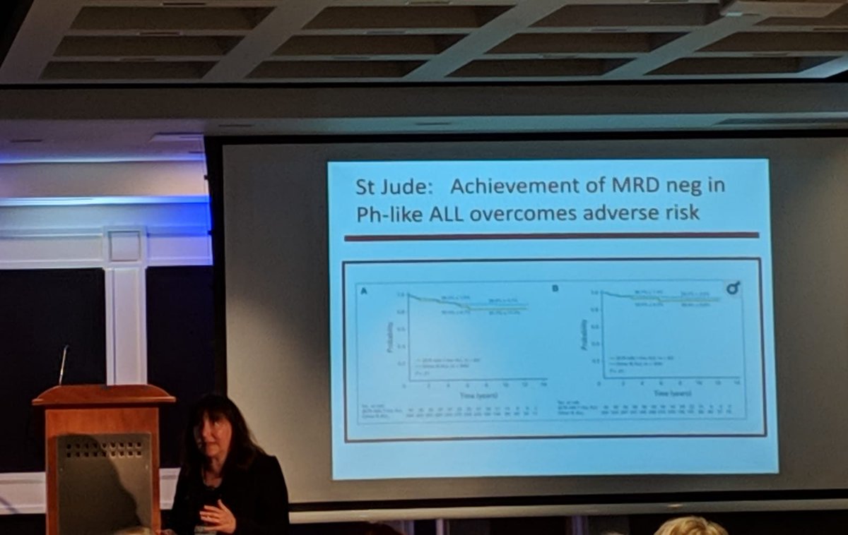 VJHemOnc's tweet photo. Achieving #MRD negativity in Ph-like ALL overcomes adverse risks - Wendy Stock of @UChicagoMed #iwAL2019 #AcuteLeukemias #MRDFocus @VJHemOnc https://t.co/tJQ3ew2Wrk