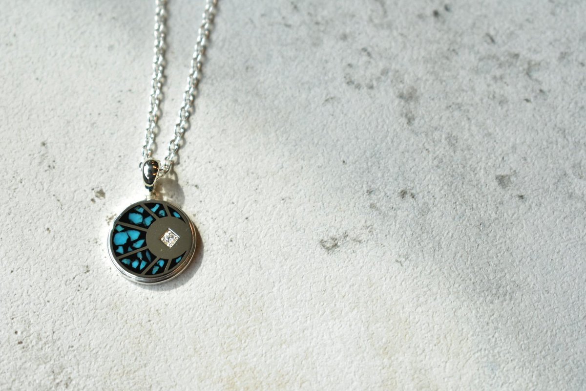 Sympathy Of Soul Eclipse Inlay Necklace T Co Pjeqr0ynq1 Sympathyofsoul シンパシーオブソウル Necklace ネックレス Eclipse エクリプス Inlay インレイ Turquoise ターコイズ Silver シルバー Mensjewelry メンズジュエリー