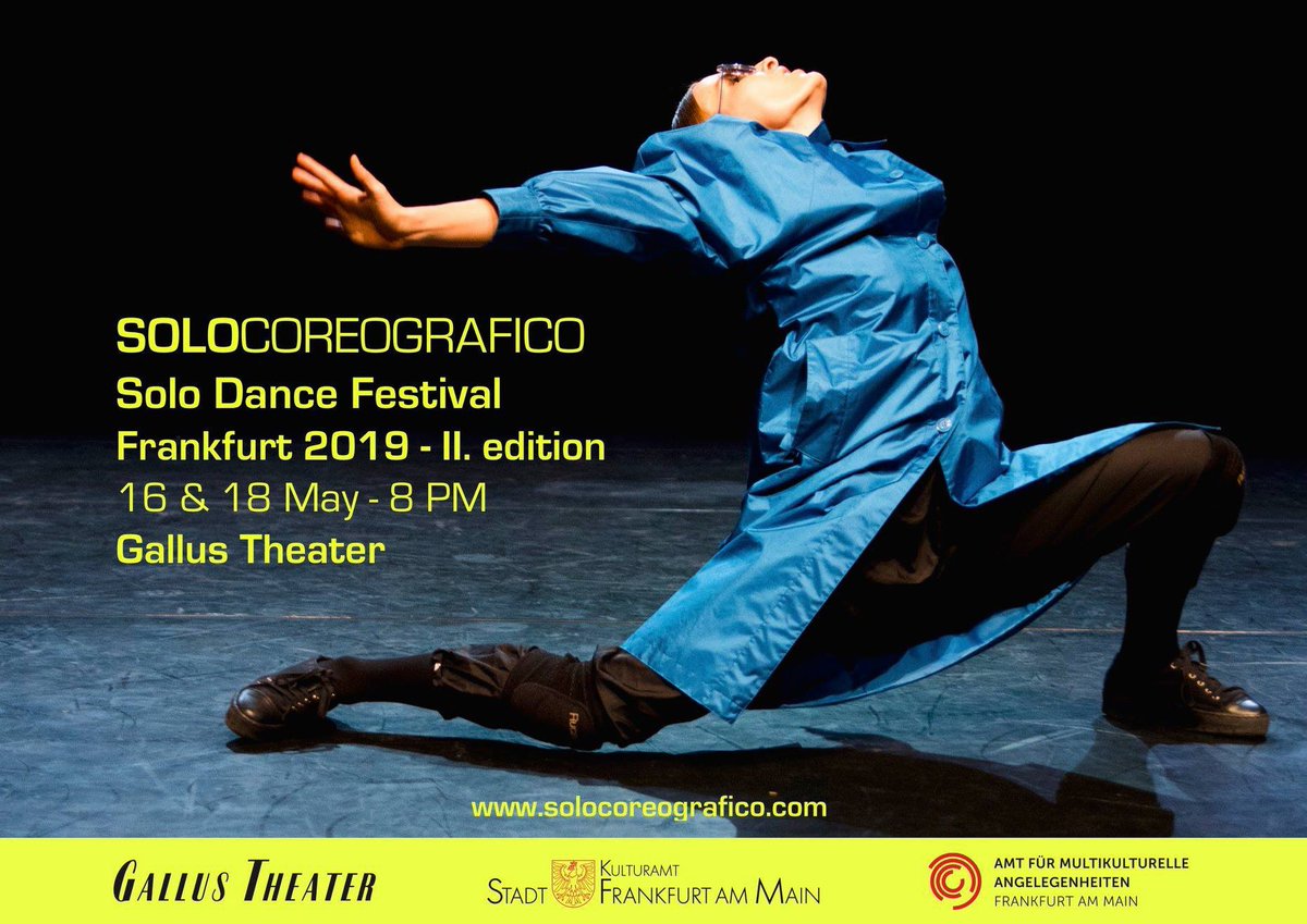 SOLOCOREOGRAFICO Frankfurt 2019 -  II. edition in approaching!! >> solocoreografico.com