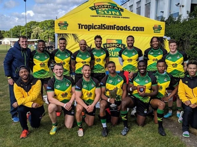 Congratulations to <a href="/Jamaica_Rugby/">Jamaica Rugby Football Union</a> on winning the Mens Open competition at the <a href="/Middlesex7s/">Middlesex7s Festival</a> yesterday 👏🏆🤙🇯🇲 #JAM7s #Middlesex7s #winners @OmarDee21 <a href="/Ashley_Smith11/">Ashley Smith</a> <a href="/Rhodri_7/">Rhodri Adamson</a> <a href="/ConanOsborne/">Conan Osborne</a> <a href="/TropicalSunFood/">Tropical Sun</a> <a href="/UKReggaeCrocs/">Jamaica Rugby UK</a> <a href="/samurai_sports/">SAMURAI</a>