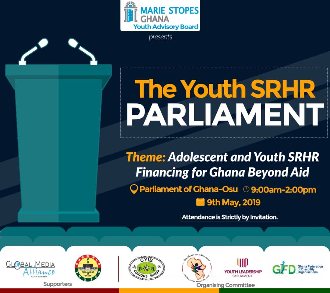 AAtimpe's tweet photo. By the youth, with the youth and for the youth.... The first ever Youth SRHR parliament will be live in the Parliament of Ghana on 9/5/19. #Anticipate very rich discussions from young people on Youth SRHR financing @EsiAsare @AfriYANGH @YAMghana @MarieStopes_Gh @EdemKojoDoe1 https://t.co/ZZVVFk5XQ7