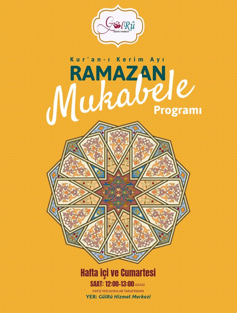 Mukabele programıyla Kur'an-ı Kerim mevsimi Ramazan ayında GülRû'da buluşuyoruz.🌱 #ramazanayi #ramadan #ramazan #Sanliurfa #şanlıurfaprovince #ramadanmobarak #ramazanmubarak #mukabele #mukabeleprogramı #kuranmevsimi