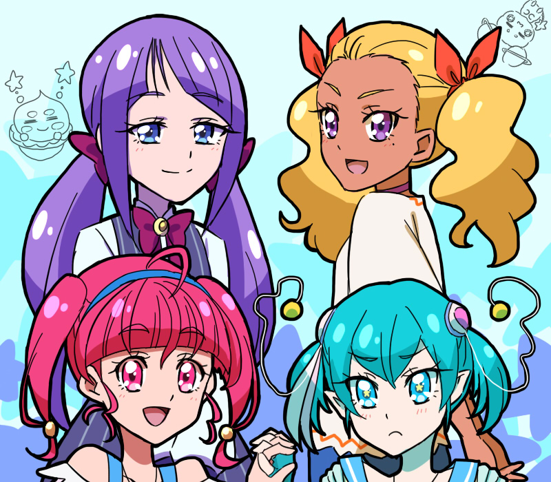 羽衣ララ 「スター☆トゥインテイルプリキュア 」|みひろのイラスト