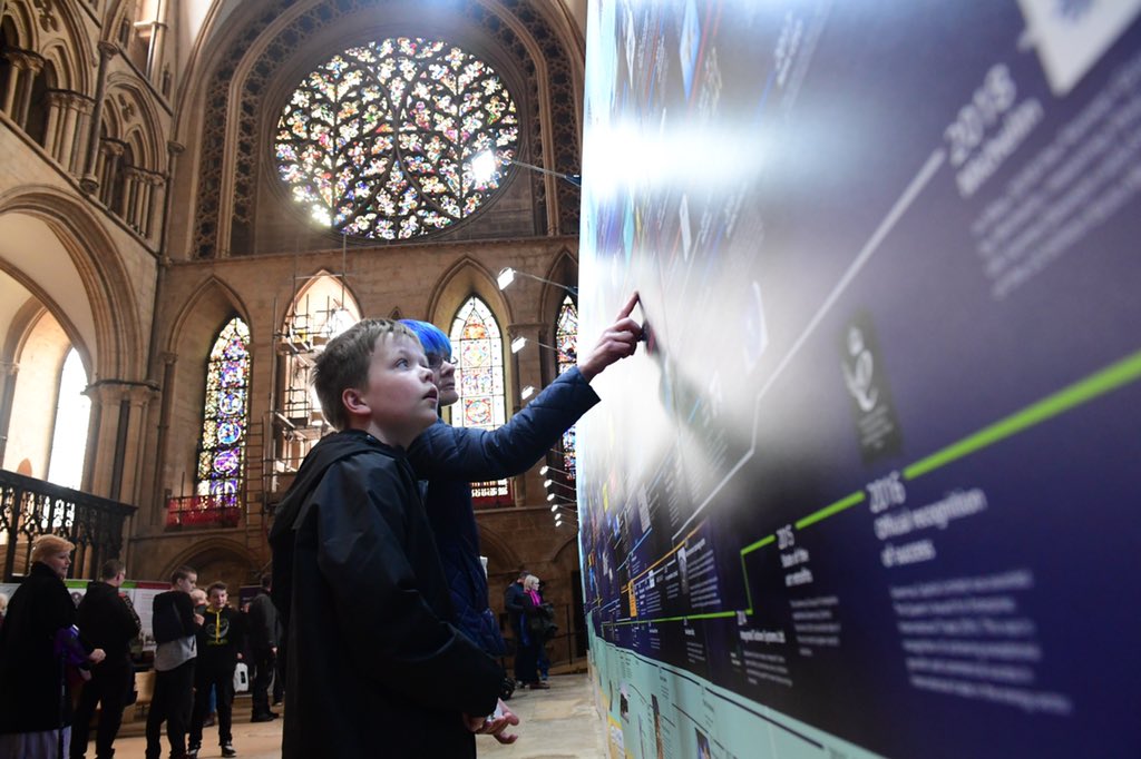 There’s less than an hour left to visit SPARK! Engineering Festival 2019! Make sure you head up to Lincoln Cathedral before 3pm!