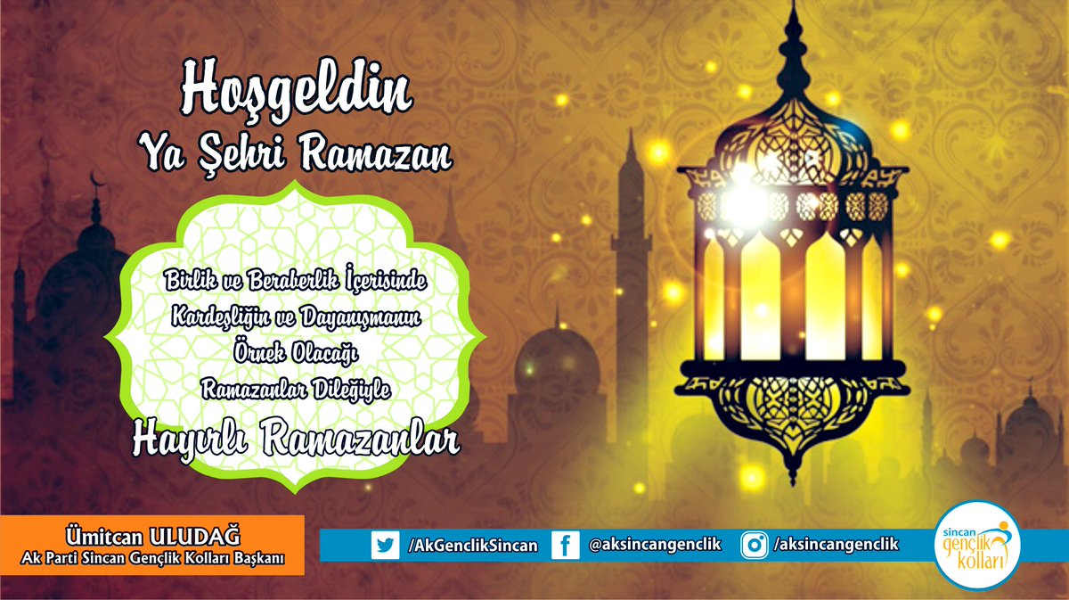 aksincangenclik's tweet photo. Hayırlı Ramazanlar
@AliOsmanOzdemir @umitcanuludag https://t.co/XJVshP1aUP