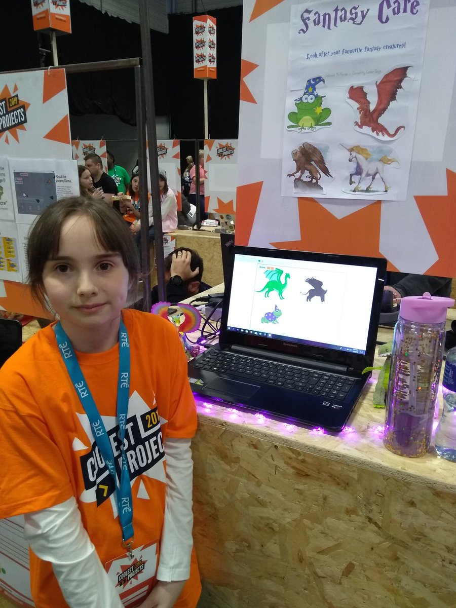 CoderDojo's tweet image. An awesome project about caring for your fantasy pets from @CoderDojoClon 

#CoolestProjects
