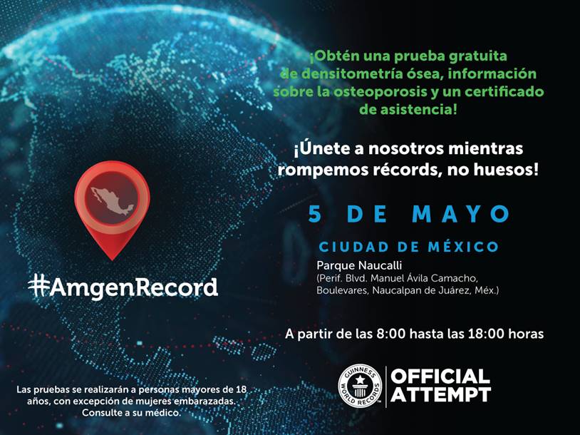 OsteoRecord's tweet photo. ¡Los esperamos!  ¡Ven a hacerte una densitometría ósea totalmente  gratuita! El evento será totalmente GRATUITO y no será necesario generar  ninguna cita, el evento inicia desde las 8 de la mañana del Domingo 5  de Mayo en la explanada central del Parque Naucalli. https://t.co/NSL3Mv3pNS