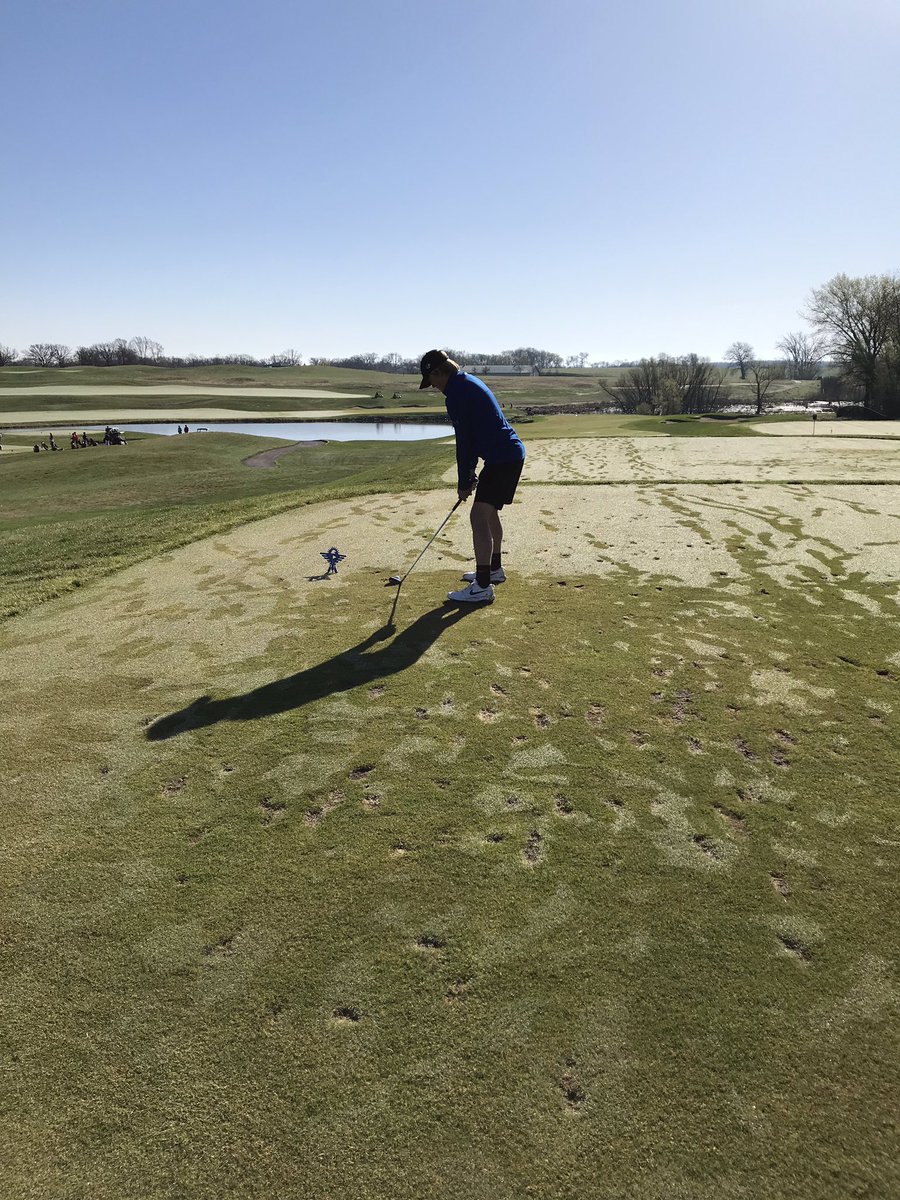 2 More Season Bests:
Sam Snitker and Braydn Larson shot their lows of the year at Decotah Ridge Golf Club. Keep it rolling boys! 
#success