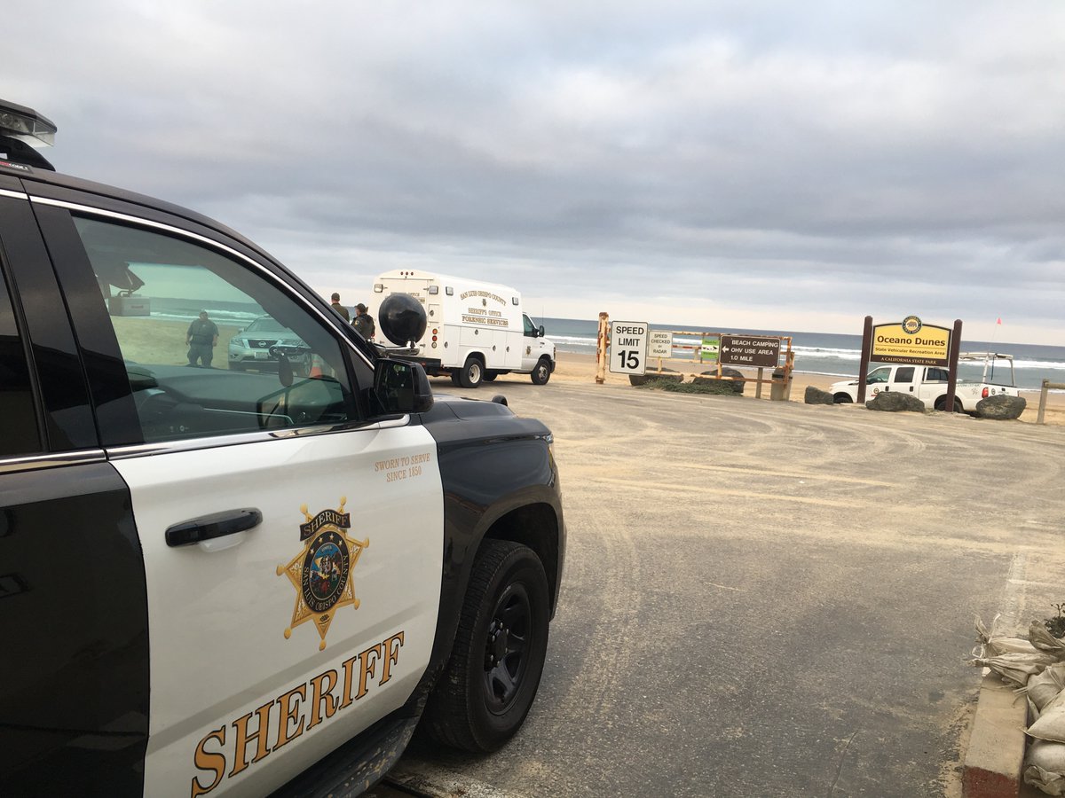 SLOSheriff's tweet image. The Sheriff’s Office is investigating a shooting which occurred on the Oceano Dunes early this morning. The public is asked to stay clear of the area for now. Further information will be released as the investigation continues.