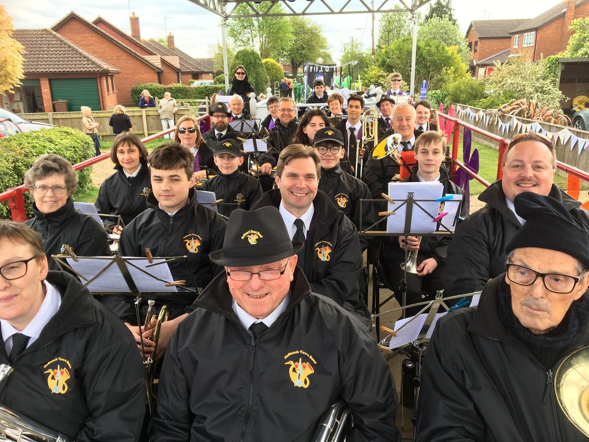 On our way for the Moulton Chapel Flower Parade