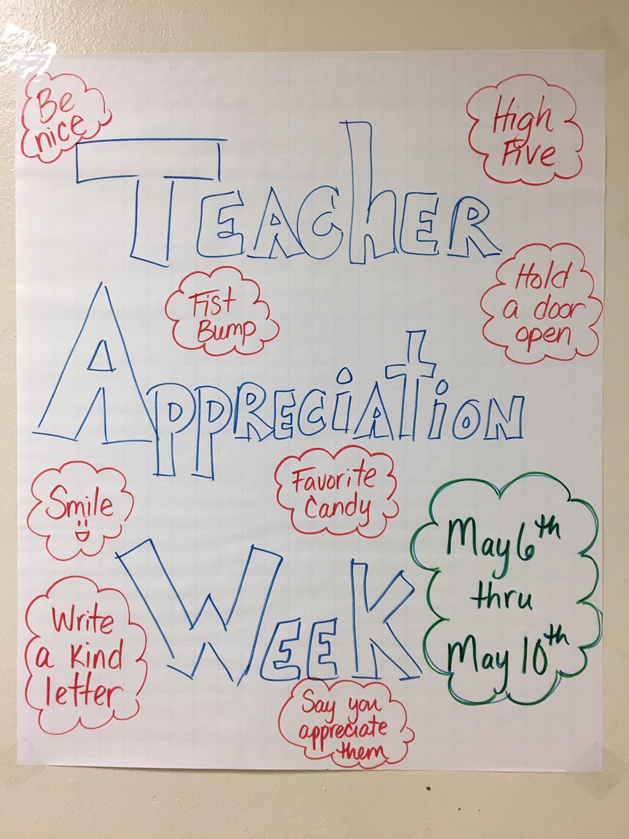 MrsPeterson007's tweet image. Thank a teacher this week! #TeacherAppreciationWeek