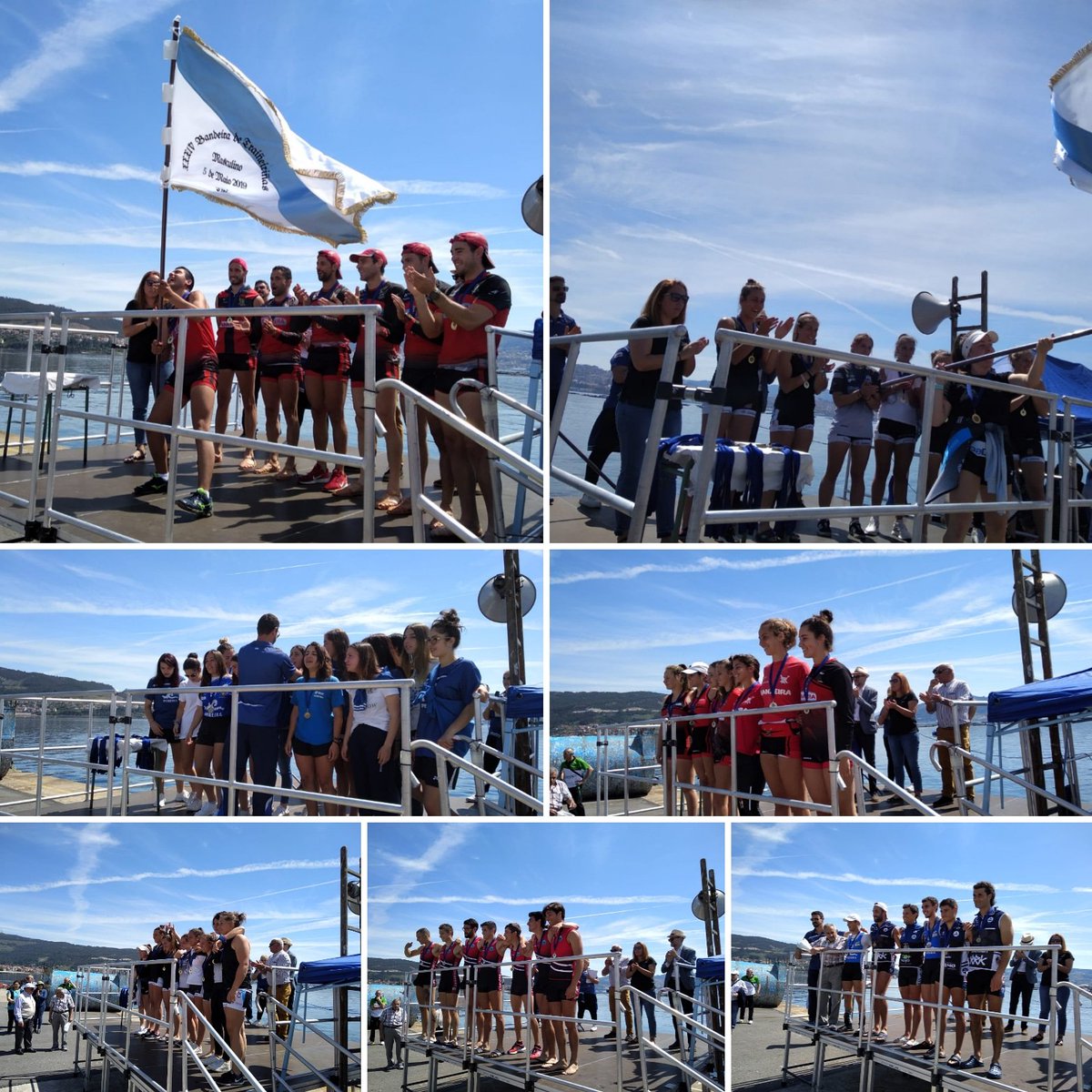 Na Bandeira Concello de Moaña de Traineriñas celebrada no peirao de Mosqueira.
#AMoañaQueQueres 🌹🌹🌹