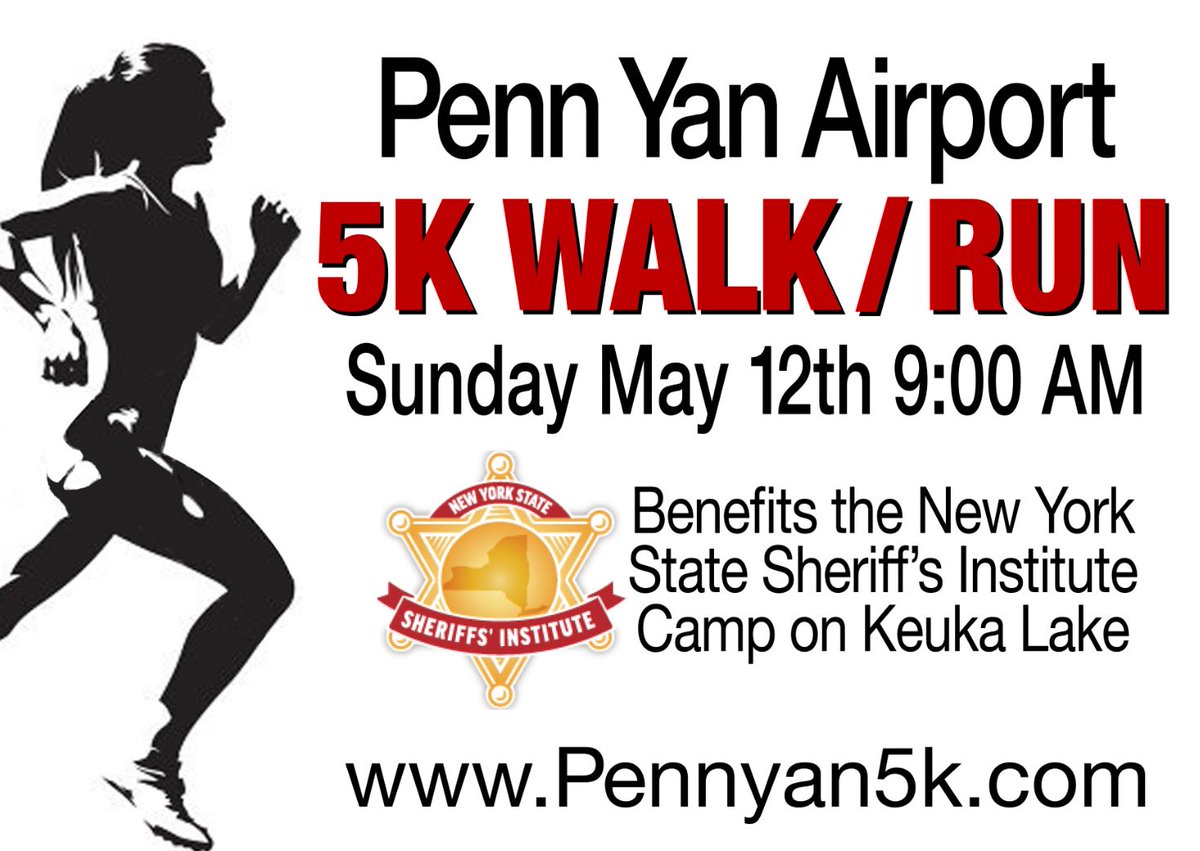 Seneca Flight (@senecaflight) on Twitter photo Join us next Sunday May 12th for the 2nd Annual Penn Yan <a href="/PennYanAirport/">Penn Yan Airport</a> 5K Walk/Run to benefit the <a href="/NYSSheriff/">NYSSI & Summer Camp</a> Summer Camp. Register here itsyourrace.com/event.aspx?id=… Join us next Sunday May 12th for the 2nd Annual Penn Yan <a href="/PennYanAirport/">Penn Yan Airport</a> 5K Walk/Run to benefit the <a href="/NYSSheriff/">NYSSI & Summer Camp</a> Summer Camp. Register here itsyourrace.com/event.aspx?id=…