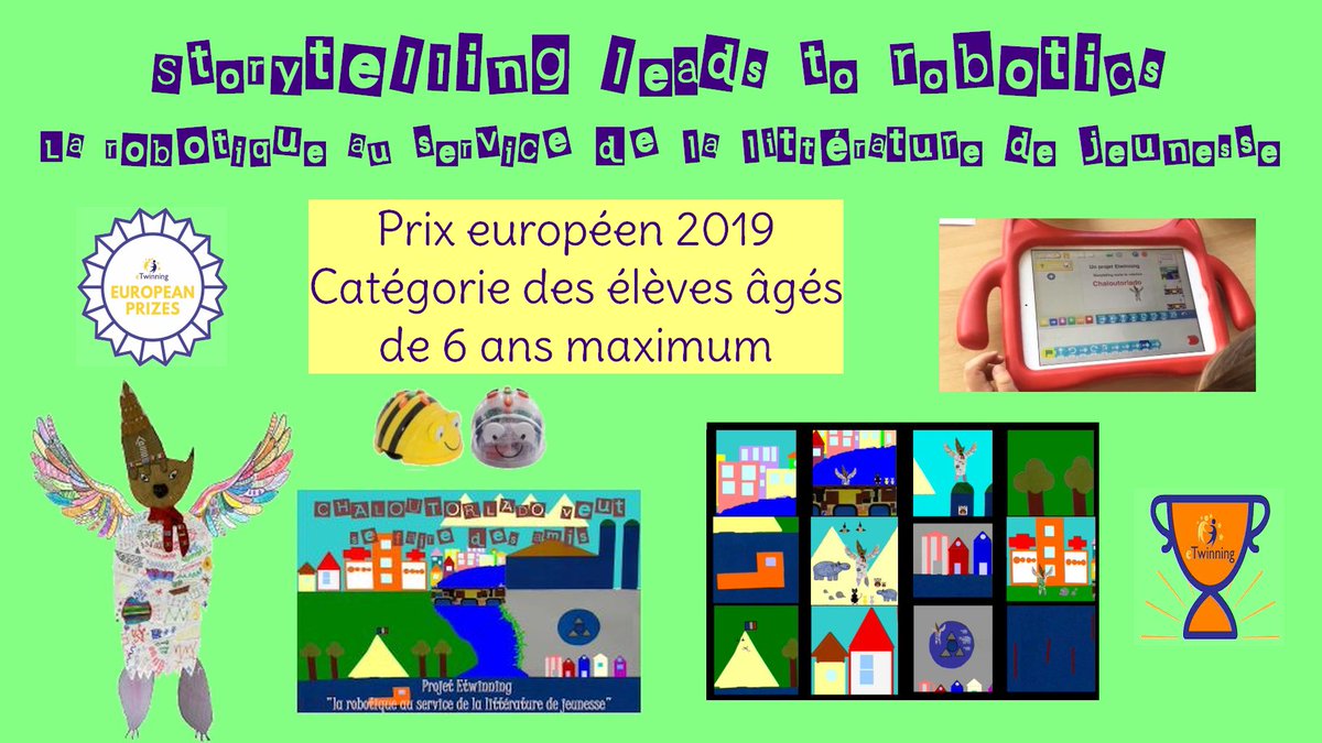MurielleDUCROO's tweet image. @eTwinningEurope @eTwinningFrance Our escape game for our european prize ceremony is ready !!! We do hope you&apos;ll like the activities proposed ! #StorytellingLeadsToRobotics #ETwinningPrizeWinner