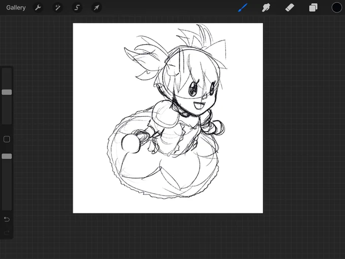 Puebla Magi Villager Magica sketch 