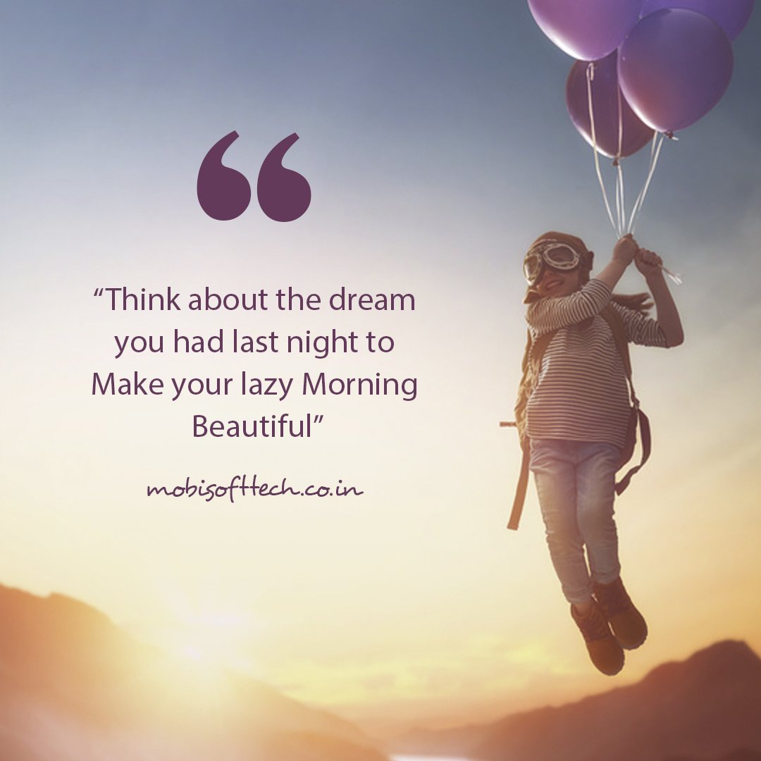 mobisoftindia's tweet image. Monday sucks right? but think about the dream you had last night or since forever..I&apos;m sure every single Monday will be as precious as every other day.
Have a happy Monday😊!
.
.
.
#Mobisofttechnology #Motivationalquote #Inspirationalquote #MondayMotivaton