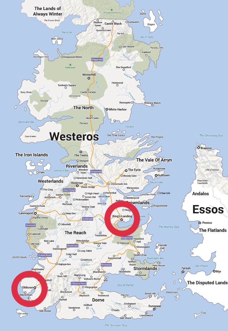 Map Of Westeros Driftmark Maps Of The World