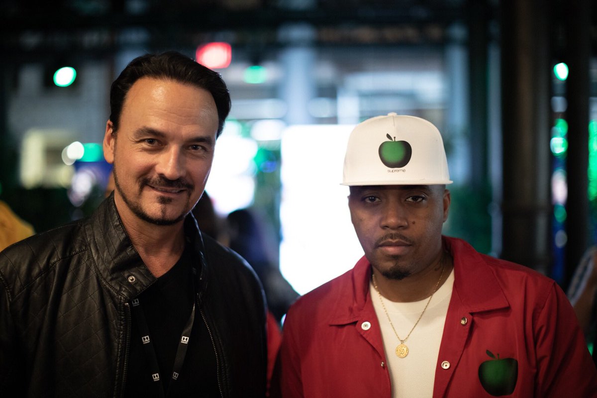 vincevoron's tweet photo. Amazing week at #dolbysoho celebrating NYC iconic Wu-Tang Clan with Nas, DJ Khaled and DJ Nasty. https://t.co/FloAOzCAmq