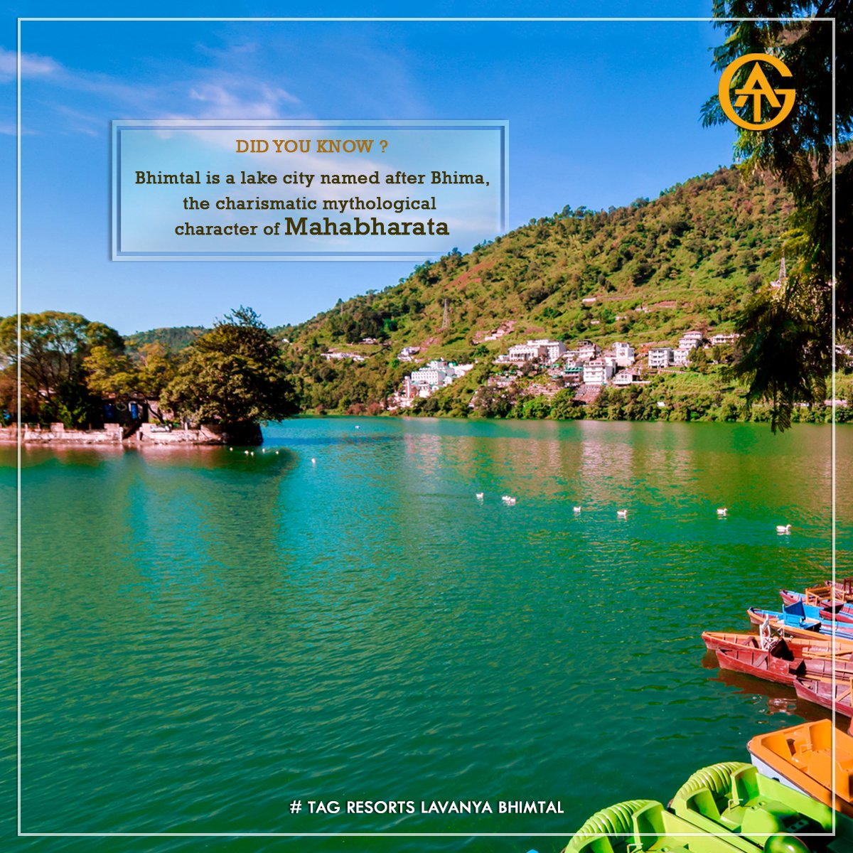 tagresorts's tweet photo. Revered for its aesthetic beauty, Bhimtal is a must-visit destination this summers.
#mustvisitdestination #Mondayblues #getreadytoexplore #destination #traveltoexplore #visitsoon #TAGResorts #Bhimtal https://t.co/yVsH9ZILIw