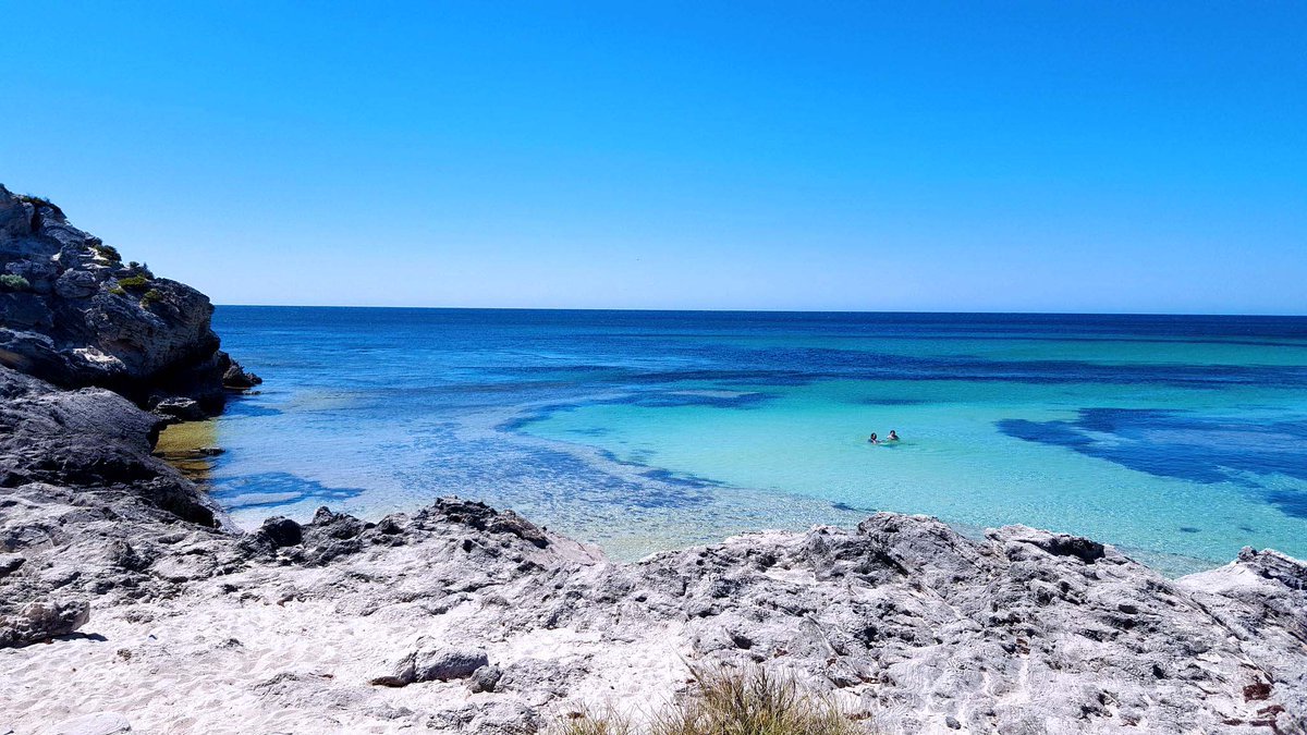 I clearly can't get over the blues <a href="/RottnestIsland/">Rottnest Island</a> Enjoy a day here exploring rocky shorelines and clear blue, calm waters. New post now up on top travel spots around the region bit.ly/2LHB5m6 #westernaustralia #travel #tourism #travelblogger #rottnestisland #perth