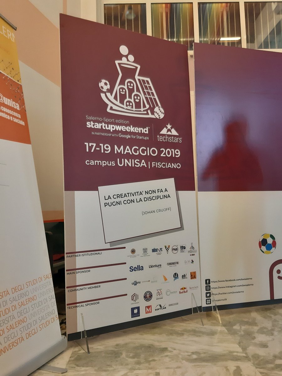 LISAlab_'s tweet photo. Anche quest'anno il @LISAlab_ supporta con piacere la community di Startup Weekend Salerno #swsalerno2019 
@parente_rob @fra_sail https://t.co/Sk6qNp16OK