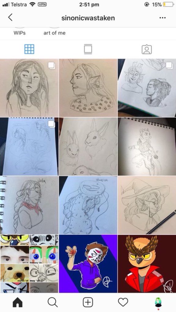 almyranpine's tweet photo. #tazweekly i don’t really do selfies so this one is a few months old but i wanted to join in! i adore taz and our good good boys a whole lot. i don’t cosplay but i do like to draw ‘em all :):) https://t.co/Hgmo2Y4FYe