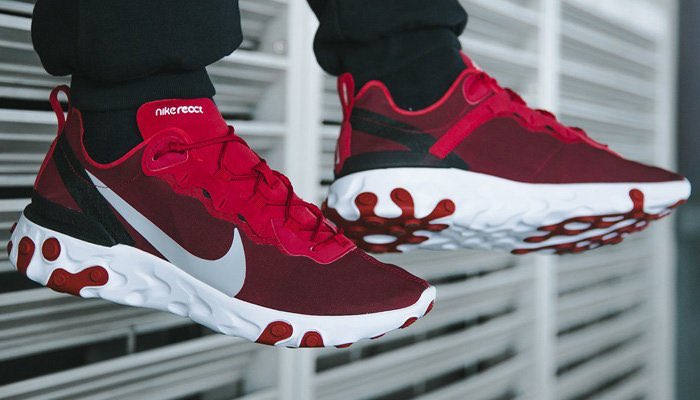 nike react element 55 gym red
